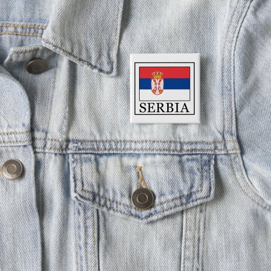 Schaltfläche Serbien Button (Beispiel)