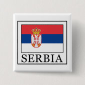 Schaltfläche Serbien Button (Vorderseite)