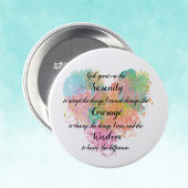 Schaltfläche "Serenity Prayer Watercolor" Button