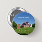 Schaltfläche Sherwood Point Lighthouse Button (Vorne & Hinten)