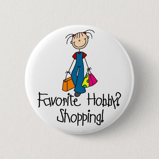 Schaltfläche "Shopping Favorite Hobby" Button (Vorderseite)