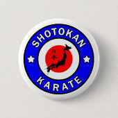 Schaltfläche Shotokan Karate Button (Vorderseite)