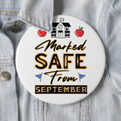 Schaltfläche "Sicher ab September" Button (Beispiel)