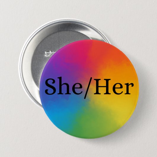 Schaltfläche "Sie/Ihre Pronomen" Button (Vorne & Hinten)