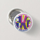Schaltfläche SKA Arts Council Button (Vorne & Hinten)