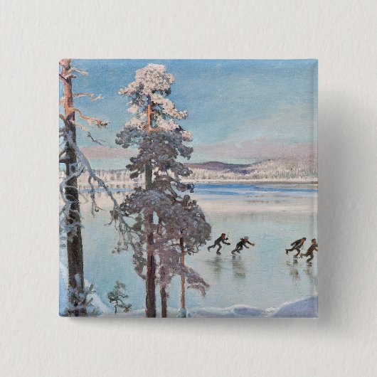 Schaltfläche "Skater" von Gallen-Kallela Button (Vorderseite)