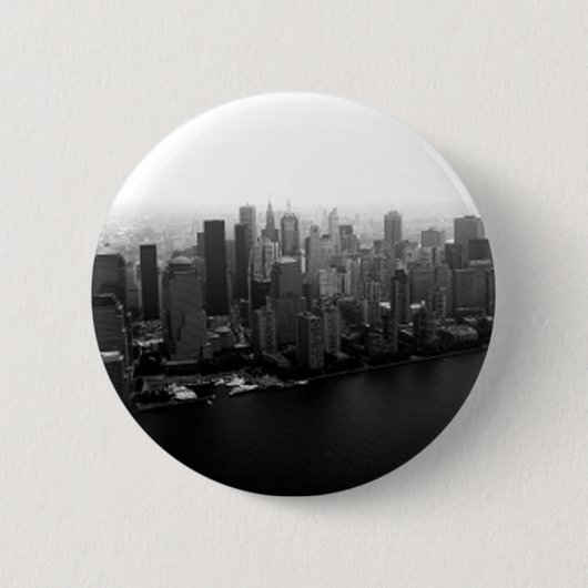 Schaltfläche "Skyline Pinback" von New York Button (Vorderseite)