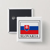 Schaltfläche Slowakei Button (Vorne & Hinten)