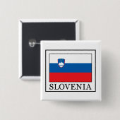 Schaltfläche Slowenien Button (Vorne & Hinten)