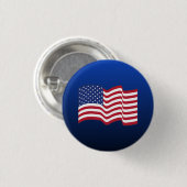 Schaltfläche "Small Wave American Flag" Button (Vorne & Hinten)