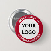 Schaltfläche "Social Media" des Logogeschäftes Button (Vorne & Hinten)