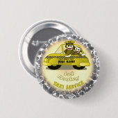 Schaltfläche Sock Monkey Taxi Button (Vorne & Hinten)