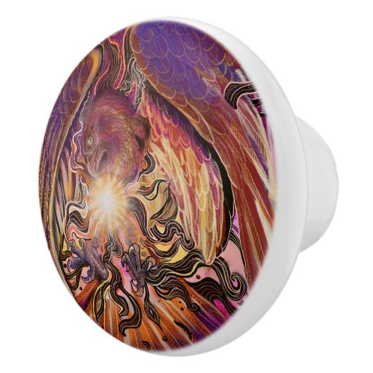 Schaltfläche Solar Burst Hawk Keramikknauf (Rechts)