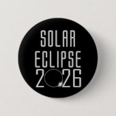 Schaltfläche Solar Eclipse 2026 Button (Vorderseite)