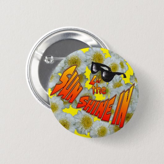 Schaltfläche Sonnenschein Anpassbar Button (Vorne & Hinten)