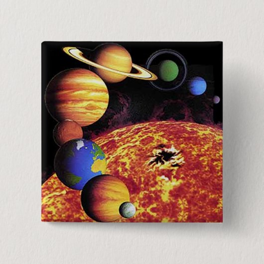 Schaltfläche Sonnensysteme Button (Vorderseite)