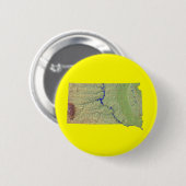 Schaltfläche South Dakota Map Button (Vorne & Hinten)