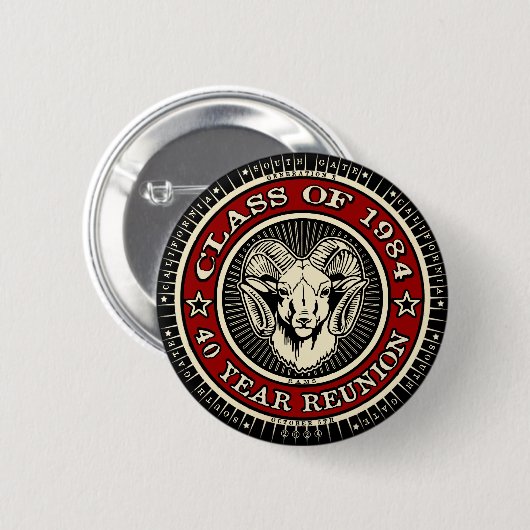 Schaltfläche "South Gate High School Rams" Button (Vorne & Hinten)