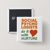 Schaltfläche Sozialpsychologen Button (Vorne & Hinten)