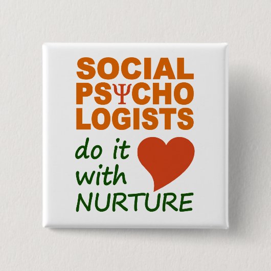 Schaltfläche Sozialpsychologen Button (Vorderseite)