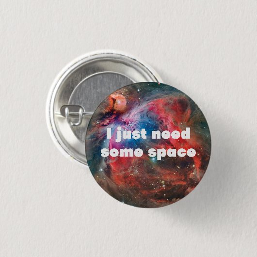 Schaltfläche "Space Geek" Button (Vorne & Hinten)
