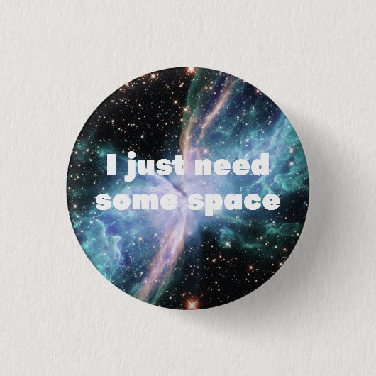 Schaltfläche "Space Geek" Button (Vorderseite)