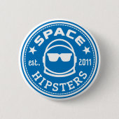 Schaltfläche "Space Hipsters" Button (Vorderseite)