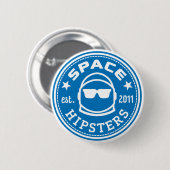 Schaltfläche "Space Hipsters" Button (Vorne & Hinten)