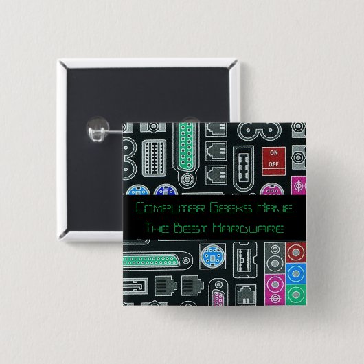 Schaltfläche "Spaß" des Computers Button (Vorne & Hinten)