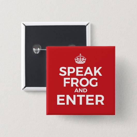 Schaltfläche "Speak Frog & Enter" Button (Vorne & Hinten)