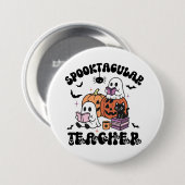 Schaltfläche "Spooktacular Teacher Ghosts Hallowee Button (Vorne & Hinten)