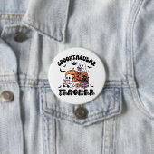 Schaltfläche "Spooktacular Teacher Ghosts Hallowee Button (Beispiel)