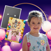 Schaltfläche "Spooky Party Animes Kindergeburtstag