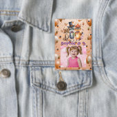 Schaltfläche "Spooky Party Animes Kindergeburtstag Button (Insitu)