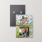 Schaltfläche "Spooky Party Animes Kindergeburtstag Button (Vorderseite/Rückseite)