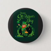 Schaltfläche "St. Patrick's Day Leprechaun" Button (Vorderseite)