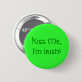 Schaltfläche "St. Patty's Day" Button (Vorne & Hinten)