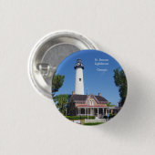 Schaltfläche St. Simons Lighthouse Button (Vorne & Hinten)