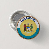 Schaltfläche Staat des Siegels "Delaware" Button (Vorne & Hinten)