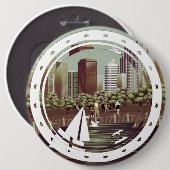 Schaltfläche "Stadtlandschaft" Button (Vorne & Hinten)