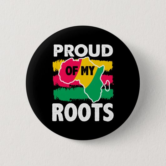 Schaltfläche "Stolz der schwarzen Geschichte" Button (Vorderseite)