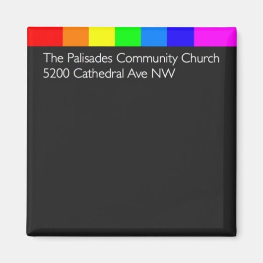 Schaltfläche "Stolz" Magnet (Vorne)