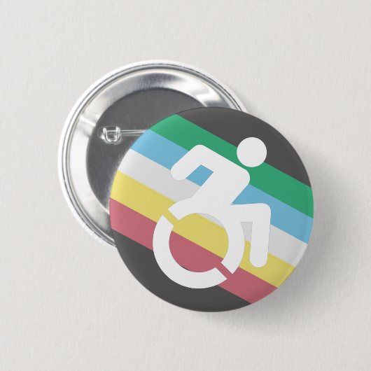 Schaltfläche "Stolze Behinderung" Button (Vorne & Hinten)