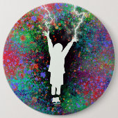 Schaltfläche Stormy Weather Pinback Button (Vorderseite)