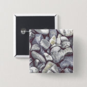 Schaltfläche "Strandsteine" Button (Vorne & Hinten)