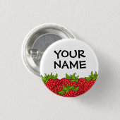 Schaltfläche Strawberry Club Name Button (Vorne & Hinten)