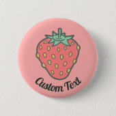 Schaltfläche Strawberry Icon Button (Vorderseite)