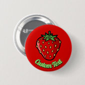 Schaltfläche Strawberry Icon Button (Vorne & Hinten)