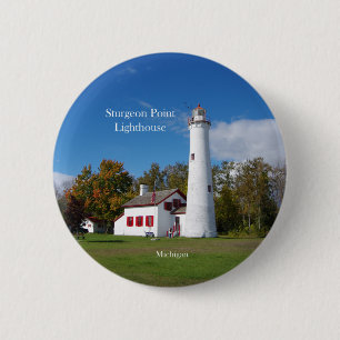 Schaltfläche Sturgeon Point Lighthouse Button