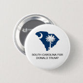 Schaltfläche SÜDKAROLINA für DONALD TRUMP 2020 Button (Vorne & Hinten)
